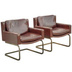 Vintage Stendig Leather 1148 Xanadu Chairs