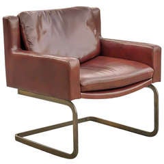 Vintage Stendig 1148 Xanadu Leather Arm Chair