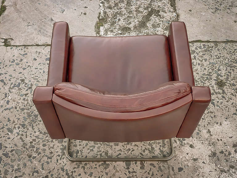 Vintage Stendig 1148 Xanadu Leather Arm Chair 1