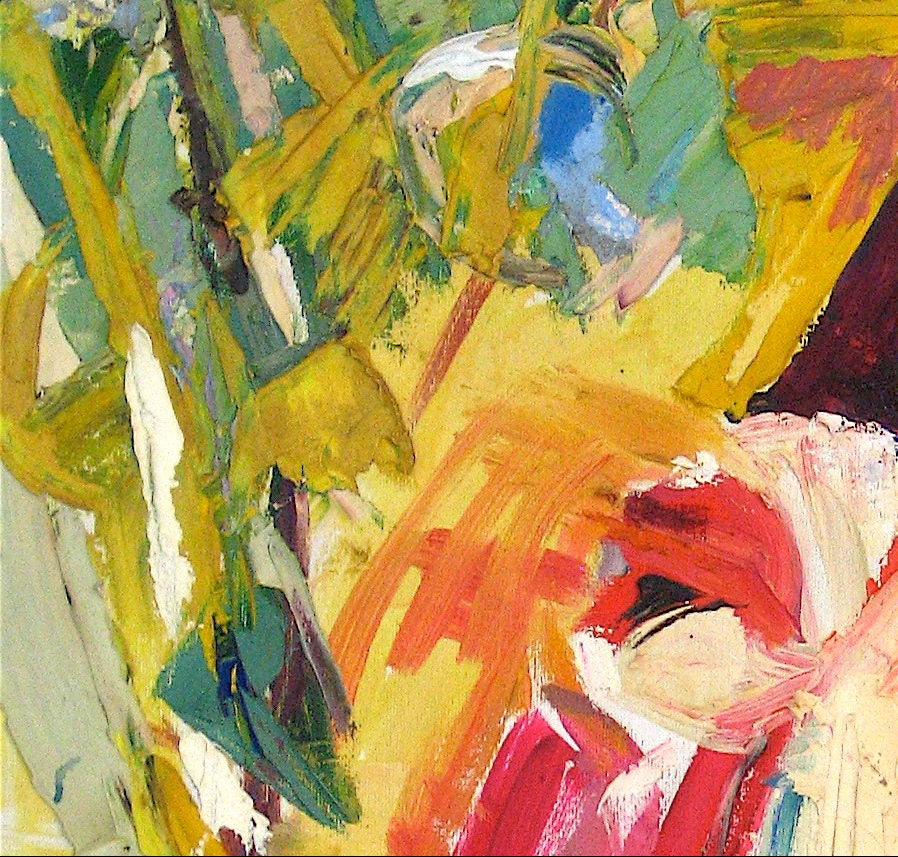 Mid-Century Oil Abstract