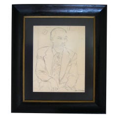 Saul Lishinsky Mid Century Gentleman's Portrait