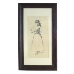 Early 20th Century Parisian Female Figure