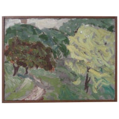 California Expressionist Landscape with Trees