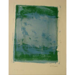 Used Abstract Expressionist Stone Lithograph, 1961-1962