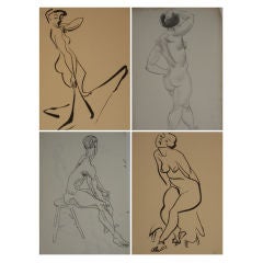 Collection of Modernist Figure Drawings - Individually Priced