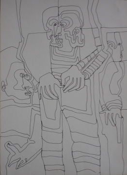 Collection of 1950-1960s NYC Ink Drawings- Individually Priced