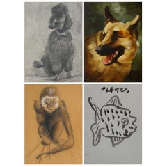 Extensive Mid Century Animal Themed Works - Individually Priced