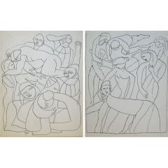 Collection of Early 20th C. Drawings - Individually Priced