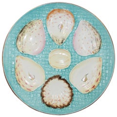 Antique Porcelain Oyster plate, c.1880