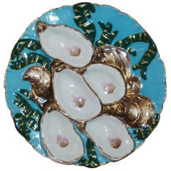 Antique Limoges Porcelain Oyster Plate