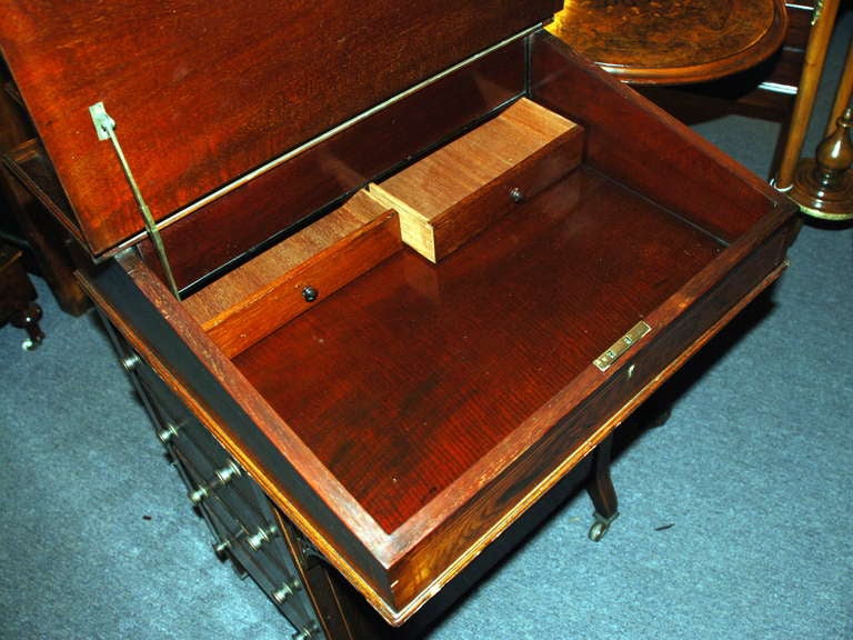Rosewood Antique Davenport Desk
