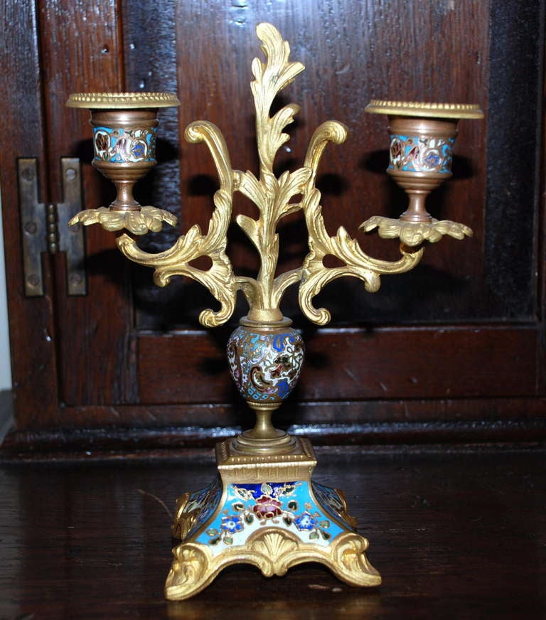 Pair of Antique Candelabra In Excellent Condition In New Orleans, LA