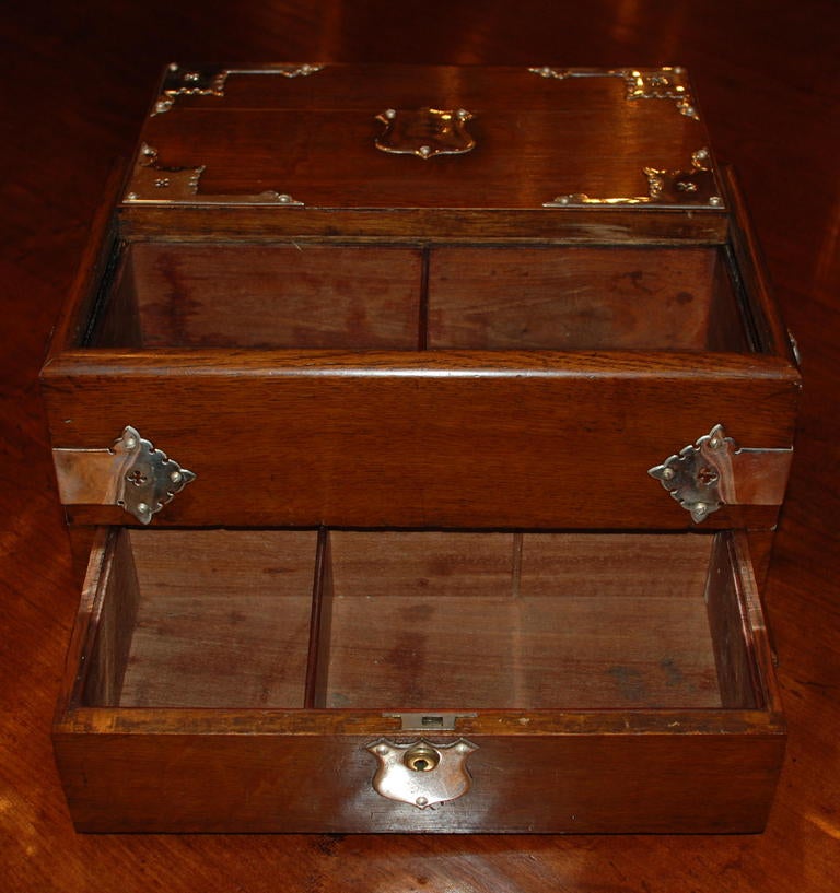 Antique English Humidor at 1stdibs