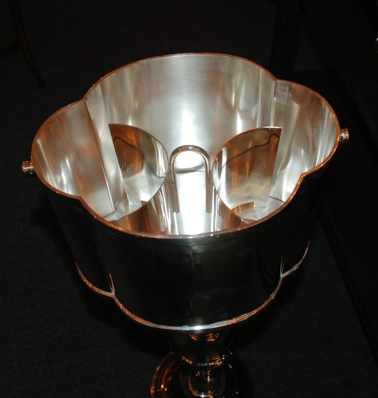 Silver Plate Champagne Caddy