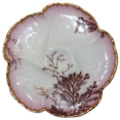 Antique French Charlie Fields Limoges Oyster Plate