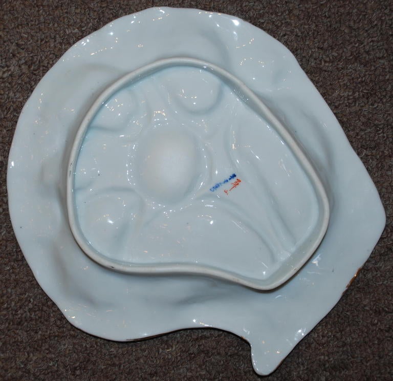 19th Century Antique Japanese Oyster Plate