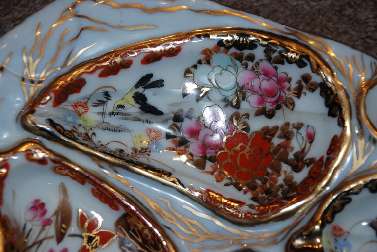 Antique Japanese Oyster Plate 1