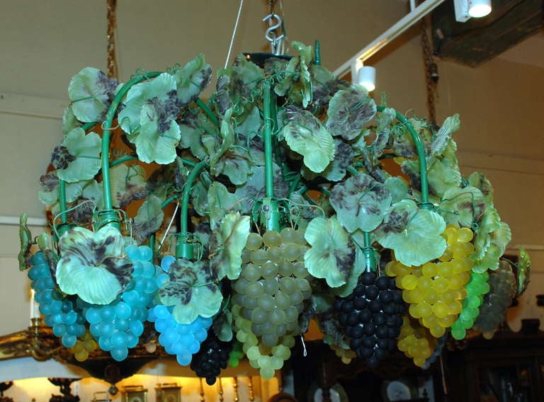 grape cluster chandelier