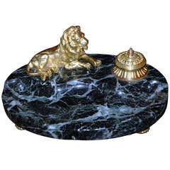 Antique French Inkwell, circa 1880