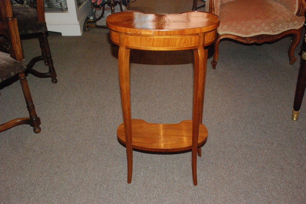 20th Century Antique French Kidney shaped Table