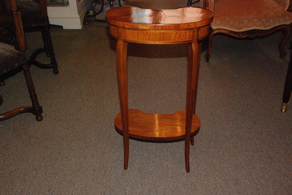 Antique French Kidney shaped Table 3