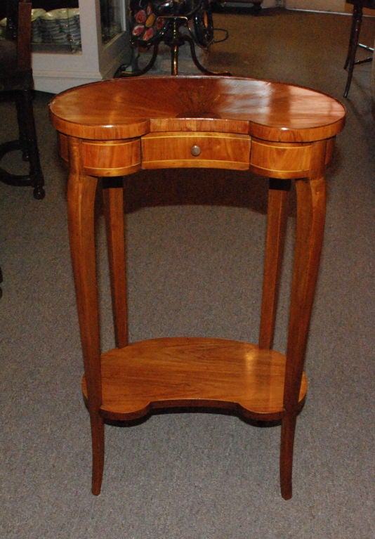 Antique French Kidney shaped Table at 1stDibs