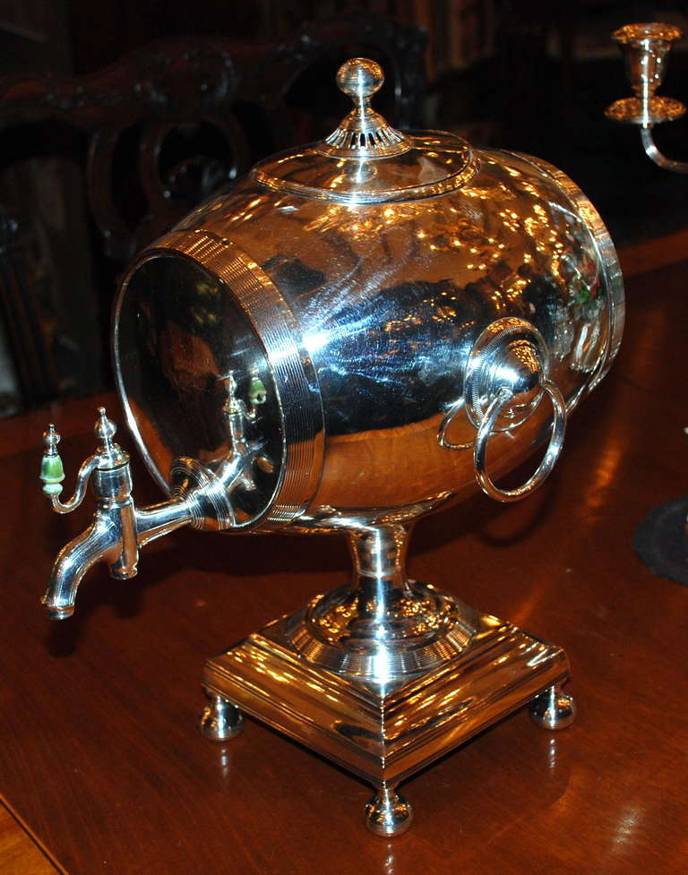 Antique Georgian Sheffield Silver on Copper Coffee Urn