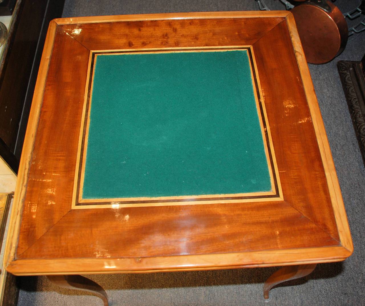 British Antique Game Table
