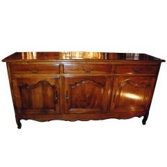 Antique French Fruitwood Sideboard "Provincial Enfillade"