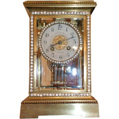 Antique American Bronze Bracket Clock 1