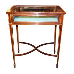 Antique English Sheraton Display Table