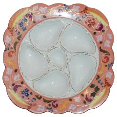 Antique Austrian Oyster Plate