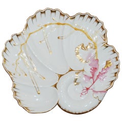 Antique English Oyster Plate