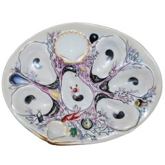 Antique American Oyster Plate