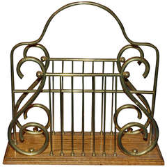 Antique Magazine Holder 4