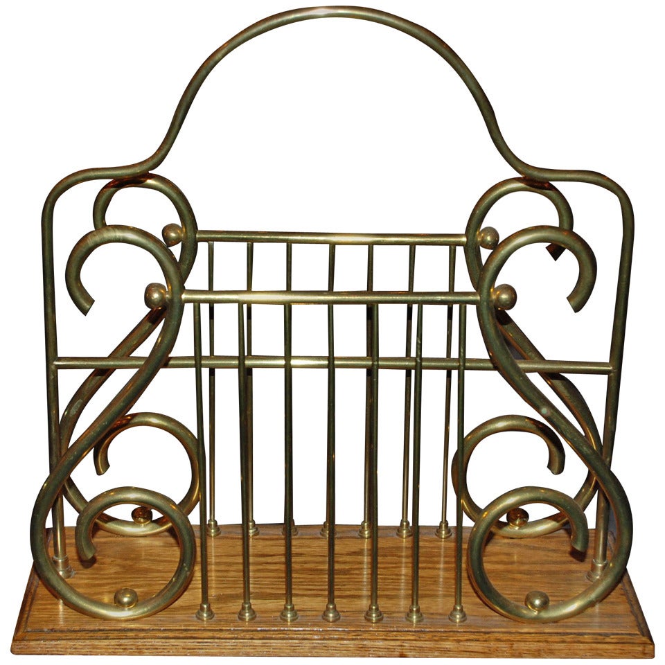 Antique Magazine Holder