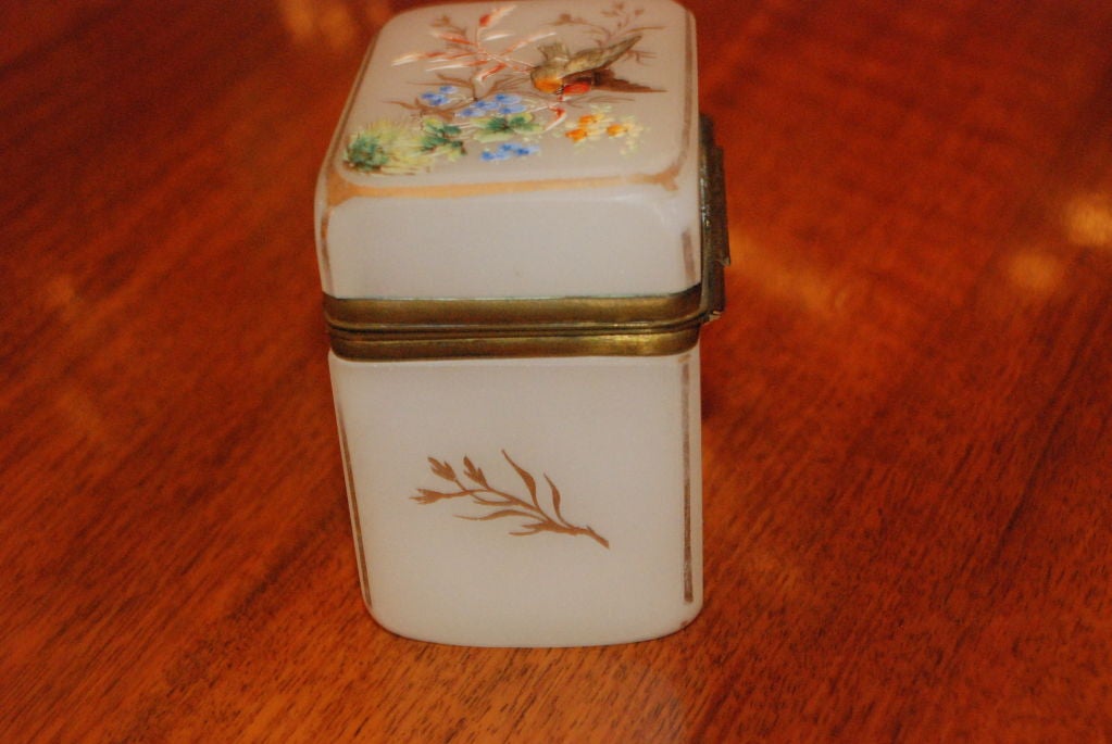 Antique French Opaline Box 3