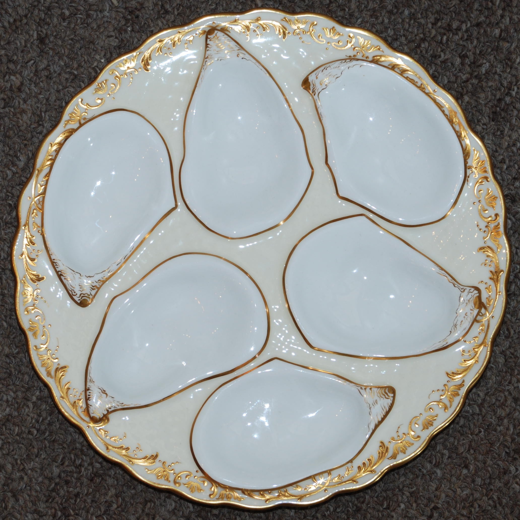 Antique English Minton Oyster Plate