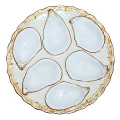 Antique English Minton Oyster Plate