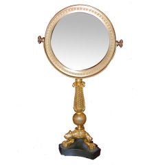 Antique French Tabletop Mirror