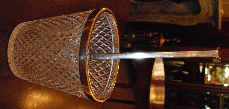 Cut Crystal Ice Bucket