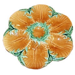 Antique Oyster Plate Antique Oyster Plate