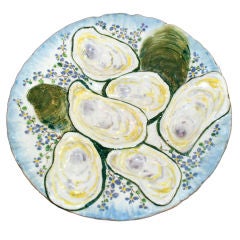 Antique Italian Oyster Plate