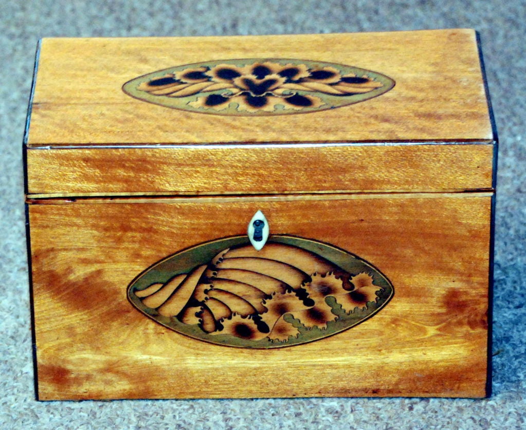Antique English Tea Caddy