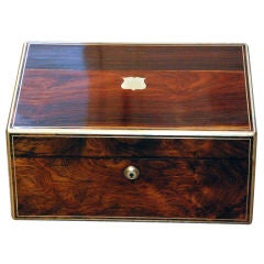 Antique English Jewel Box