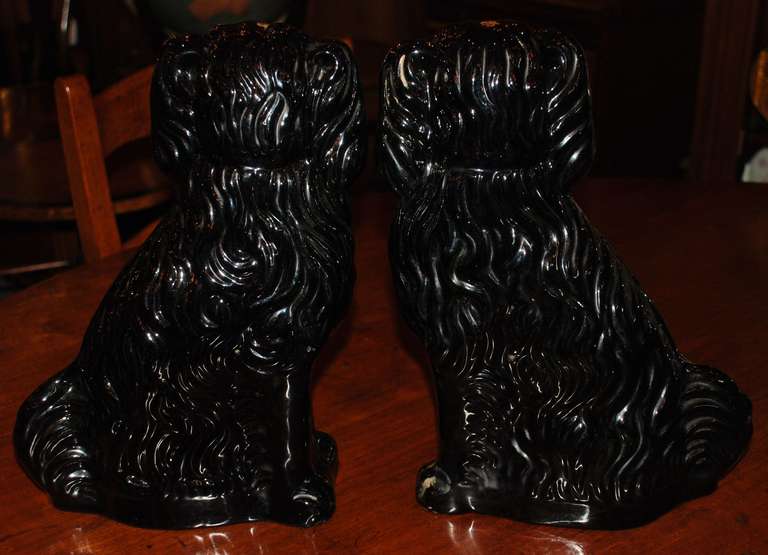 Ceramic Pottery Dog Sculptures