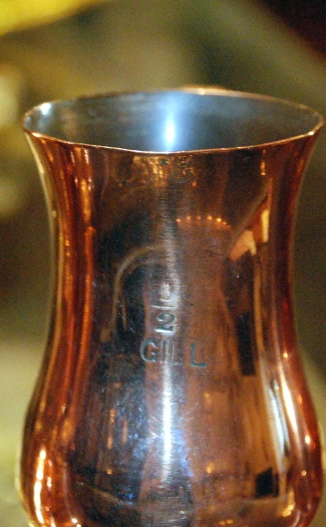 Set of Antique Copper Tankards 2