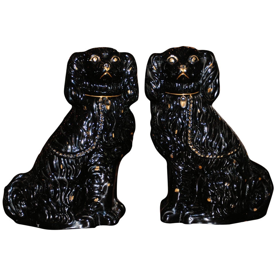 Pottery Dog Sculptures
