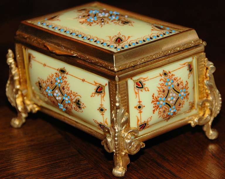 Antique Jewel Box In Excellent Condition In New Orleans, LA