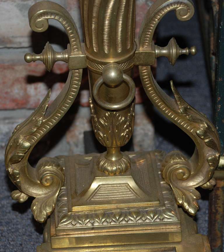 vintage andirons